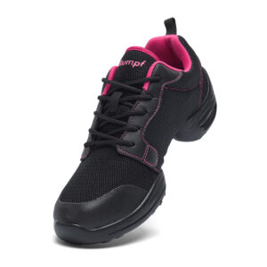 Rumpf dansesko modell 1516, sort & rosa