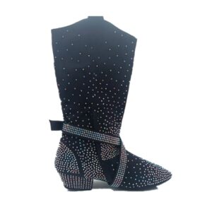 EvkooDance boots med krystaller, Bling Bling