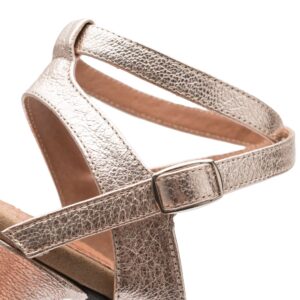 Rumpf dansesko modell 9272, rosa metallic