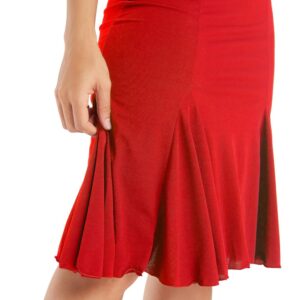 Rumpf danse-skjørt, knelengde