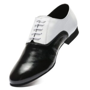 Rumpf dansesko modell 2156 Miguel Black & White