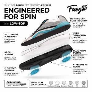 Fuego dansesko modell Low Top BDASH